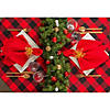 Red Buffalo Check Tablecloth 70 Round Image 3