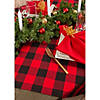 Red Buffalo Check Tablecloth 70 Round Image 4