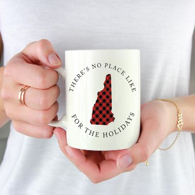 Red Buffalo Plaid New Hamp. Ceramic Mug Image 1