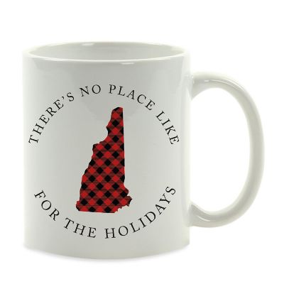 Red Buffalo Plaid New Hamp. Ceramic Mug Image 2
