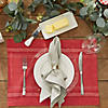 Red Chambray French Stripe Placemat (Set Of 6) Image 3