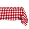 Red Check Outdoor Tablecloth 60X120 Image 1