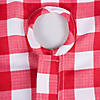 Red Check Outdoor Tablecloth With Zipper 60 Round Image 4