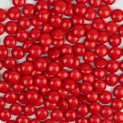 Red Chocolate Gems by Just Candy 12oz Bag - 375ct Image 1