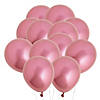 Red Chrome 5" Latex Balloons - 24 Pc. Image 1