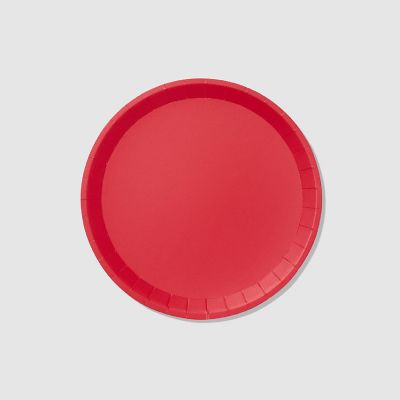 Red Classic Large Plates -10/Pack - 10 Pieces Image 1