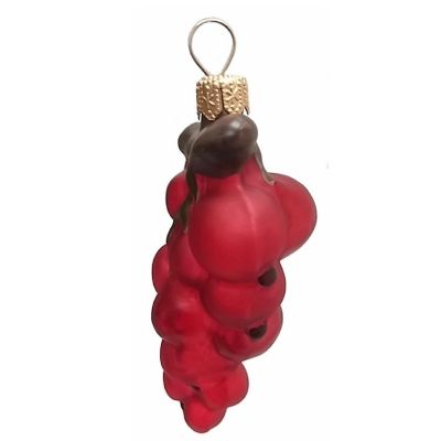 Red Currant Fruit Polish Blown Glass Christmas Ornament Holiday Decorations Image 1