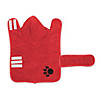 Red Embroidered Paw Small Pet Robe Image 3