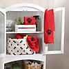 Red Embroidered Paw Small Pet Towel (Set Of 3) Image 2