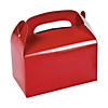 Red Favor Boxes - 12 Pc. Image 1