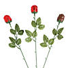 Red Foil-Wrapped Chocolate Candy Roses - 12 Pc. Image 1
