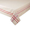 Red French Stripe Tablecloth 60X104 Image 1