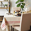 Red French Stripe Tablecloth 60X120 Image 2