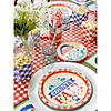 Red Gingham County Fair Paper Dinner Plates - 8 Ct. Image 1