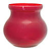 Red Glass Vase (Set Of 2) 6"H Glass Image 1