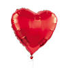 Red Heart 18" Mylar Balloons - 12 Pc. Image 1