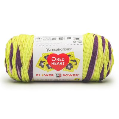 Red Heart All In One Granny Square Yarn-DAPPER DAPHNE Image 1