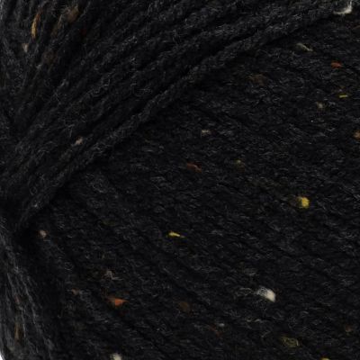 Red Heart Comfort Yarn-Black Fleck Image 1