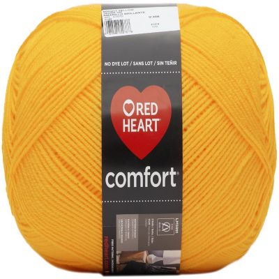 Red Heart Comfort Yarn-Bright Yellow Image 1
