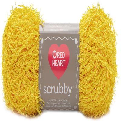 Red Heart Scrubby Yarn-Duckie Image 1
