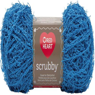 Red Heart Scrubby Yarn-Ocean Image 1
