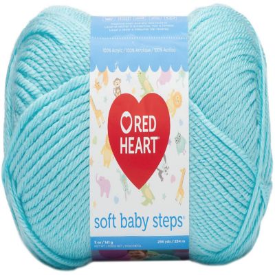 Red Heart Soft Baby Steps Yarn-Aqua Image 1