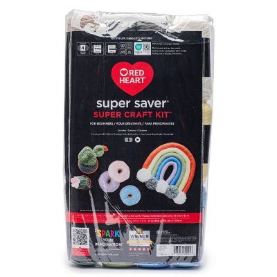 Red Heart Super Craft Kit-Pastels Image 1
