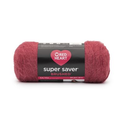 Red Heart Super Saver Brushed Yarn-Soft Brick Image 1