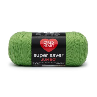 Red Heart Super Saver Jumbo Yarn-Spring Green Image 1