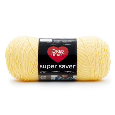 Red Heart Super Saver Yarn 3/Pack-Lemon Image 1