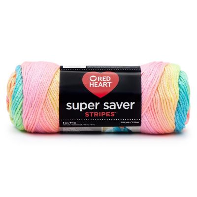 Red Heart Super Saver Yarn 3/Pack-Retro Stripe Image 1