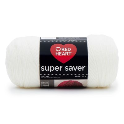 Red Heart Super Saver Yarn 3/Pack-Soft White Image 1