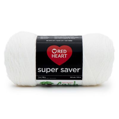 Red Heart Super Saver Yarn 3/Pack-White Image 1