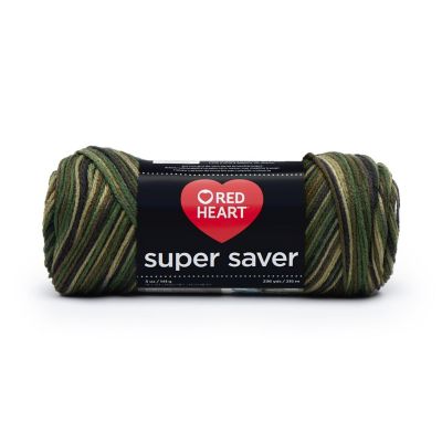 Red Heart Super Saver Yarn-Camouflage Image 1