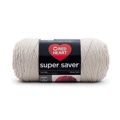 Red Heart Super Saver Yarn-Oatmeal Image 1