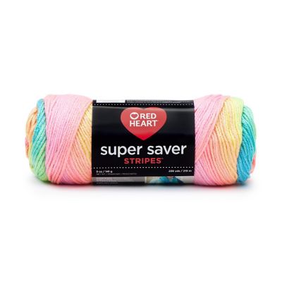 Red Heart Super Saver Yarn-Retro Stripe Image 1