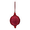 Red Jute Onion Ornament (Set Of 6) 3.25"D X 5.5"H Image 1