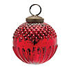 Red Mercury Glass Ball Ornament (Set Of 6) 3"D Glass Image 1