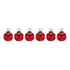 Red Mercury Glass Ball Ornament (Set Of 6) 3"D Glass Image 1