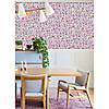 Red Multi Brushstroke Leopard Peel and Stick Wallpaper Image 2