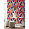 Red Multi Brushstroke Peel and Stick Wallpaper Image 2