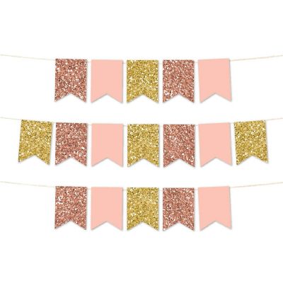 Red Pennant Banner - 4 x 5.5 Inch Image 1
