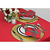 Red Polyester Tablecloth 60X120 Image 1