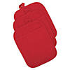 Red Quilted Potholder (Set Of 3) Image 1