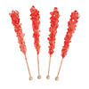 Red Rock Candy Lollipops - 12 Pc. Image 1