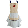 Red Rooster Ruffle Apron Image 1