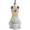 Red Rooster Ruffle Apron Image 2
