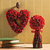 Red Rose Heart Wreath Image 3