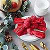 Red Satin Knot Napkin (Set Of 6) Image 2