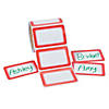 Red Self-Adhesive Name Tags/Labels Image 1